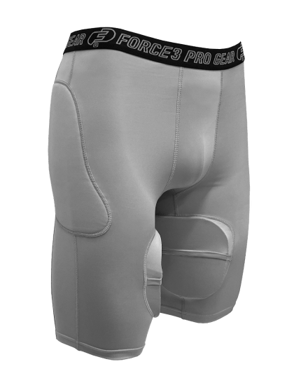 Force3 Pro Gear Baseball & Softball Accessories Catcher Thigh Protection Compression Shorts with DuPont™ Kevlar® | Force3 Pro Gear