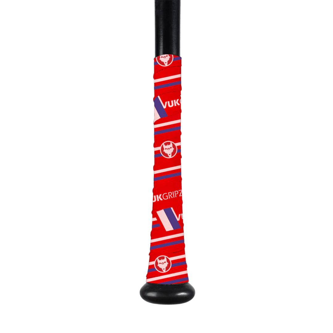 VukGripz Bat Grip Tape Mach 1 Red, White & Blue Bat Grip Tape | VukGripz