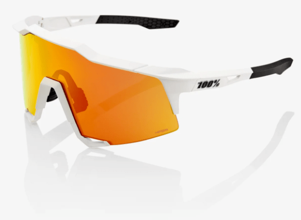 100 Percent SOFT TAC OFF WHITE / HiPER RED MULTILAYER MIRROR LENS Speedcraft® Performance Sunglasses | 100%