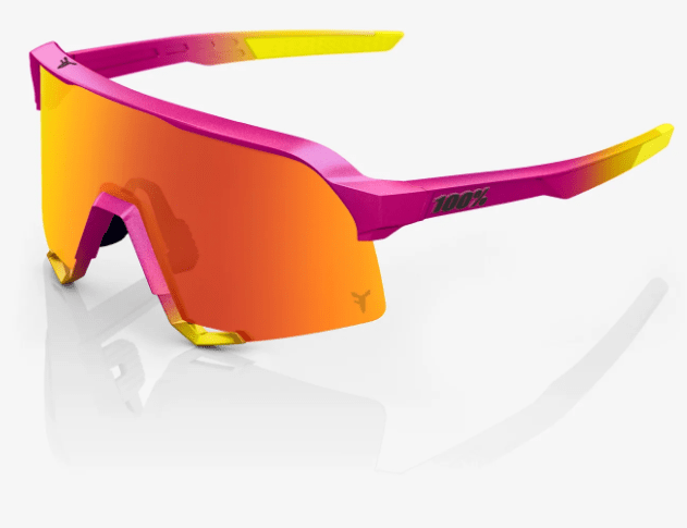 100 Percent Sunglasses LE PINK / YELLOW HiPER RED MULTILAYER MIRROR LENS S3 Fernando Tatis Jr Special Edition Performance Sunglasses | 100%