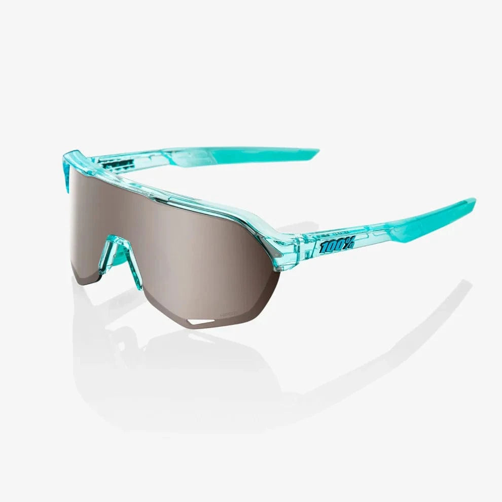 100 Percent Sunglasses Polished Translucent Mint / HiPER Silver Mirror Lens 100% S2 Performance Sunglasses