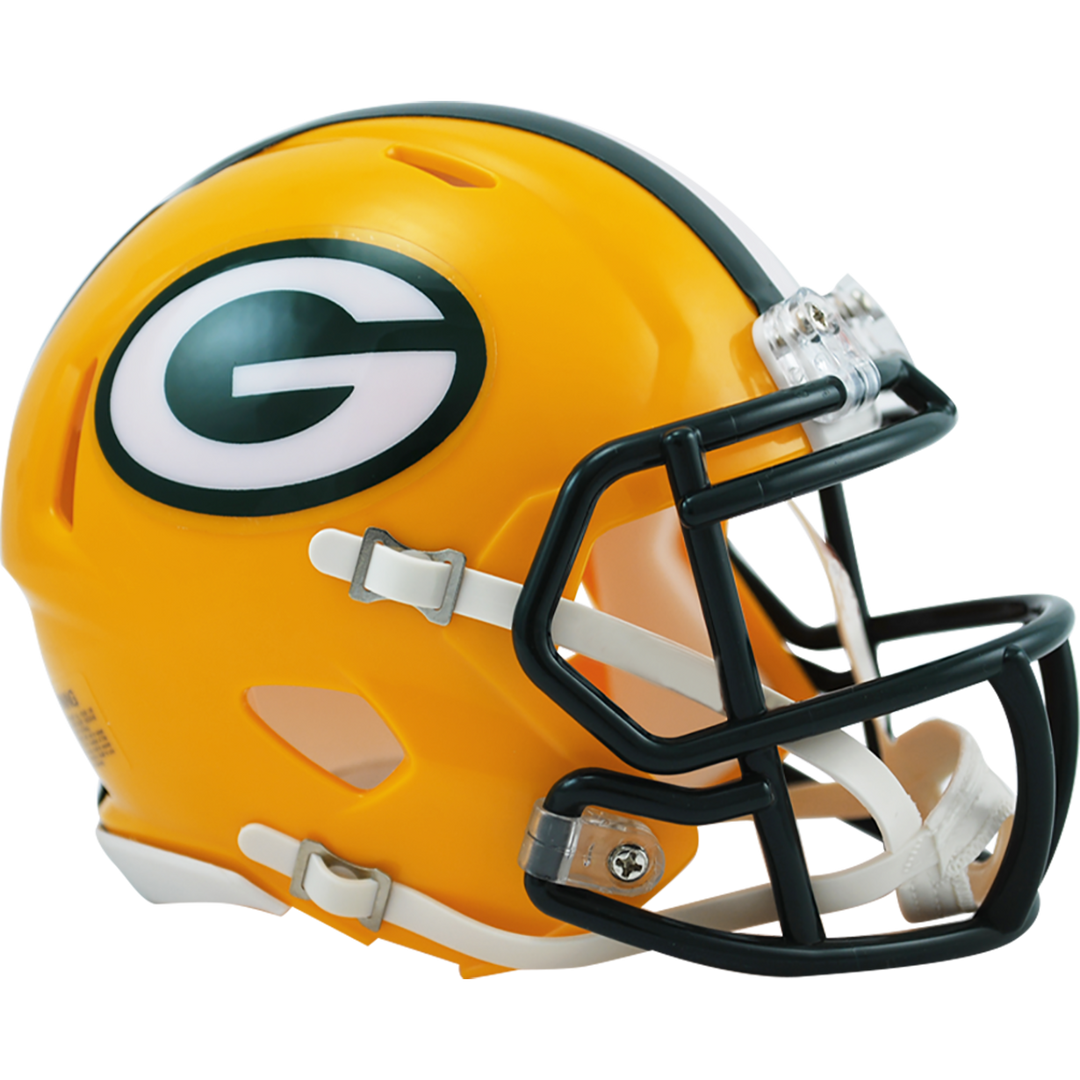 Green Bay Packers NFL Riddell Speed Revolution Mini-Helmet