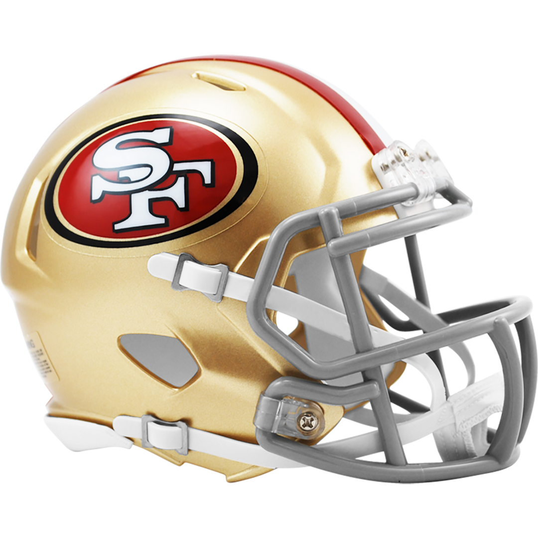 San Francisco 49ers NFL Riddell Speed Revolution Mini-Helmet