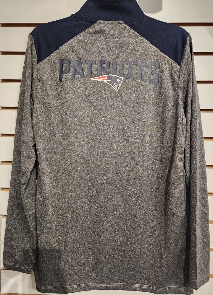 New England Patriots Lightweight Zip Long Sleeve Shirt