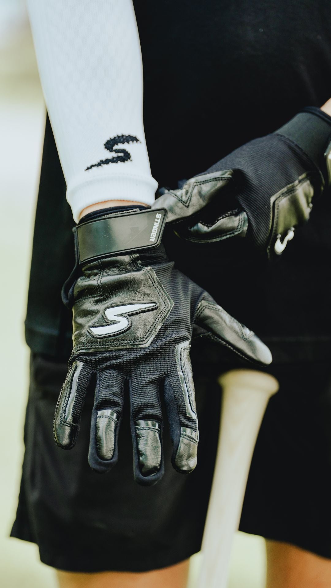 Sting Squad Batting Gloves - Black Out