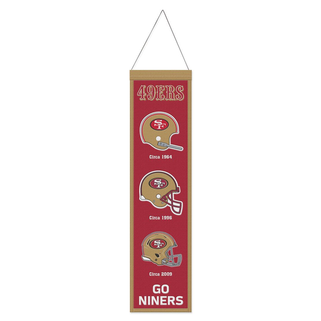 San Francisco 49ers 8" x 32" Wool Banner