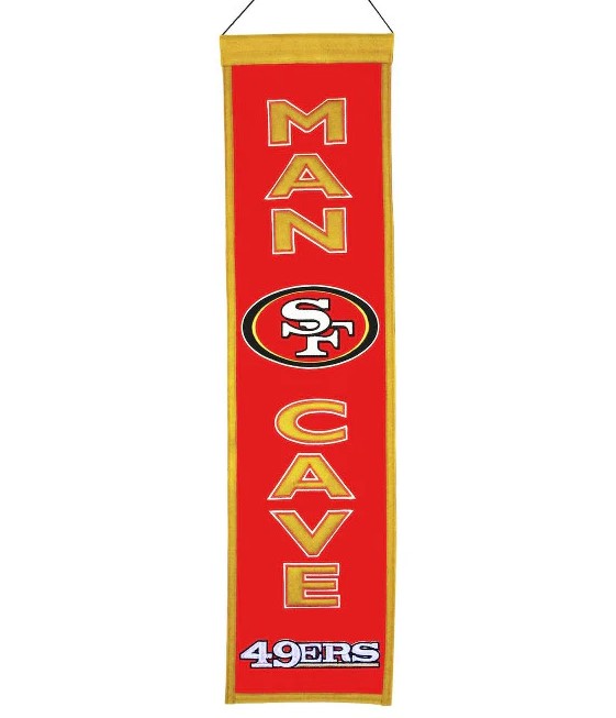 San Francisco 49ers Man Cave Heritage Banner