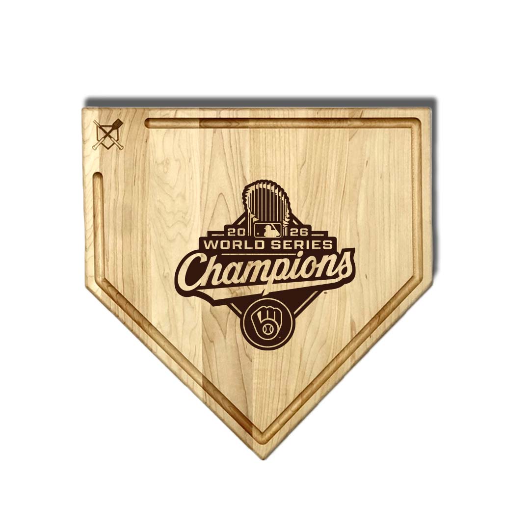 Milwaukee Brewers 2026 World Series Champions Home Plates