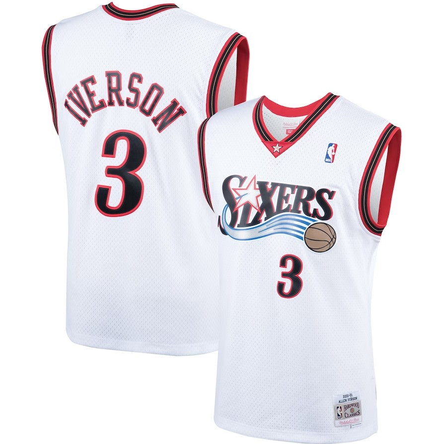 Allen Iverson Philadelphia 76ers Mitchell & Ness 2000 Hardwood Classics Swingman Player Jersey