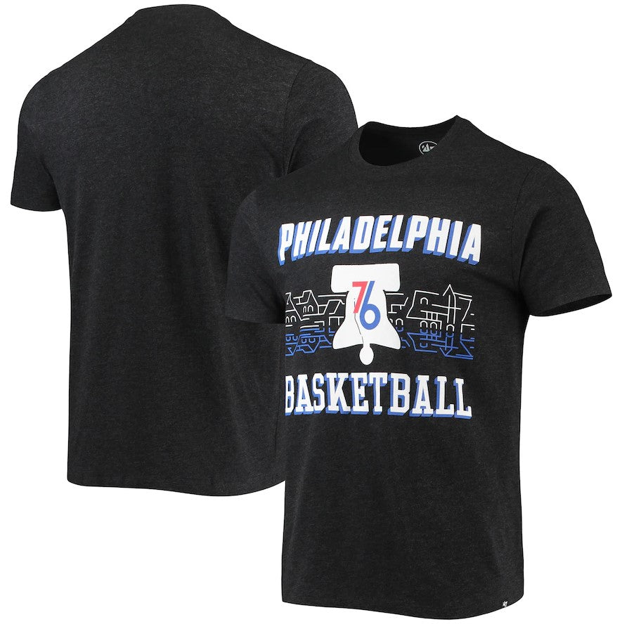 Philadelphia 76ers '47 City Edition Black Club T-Shirt