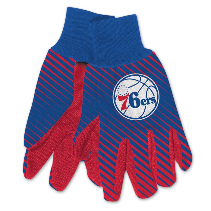 Philadelphia 76ers Adult Two-Tone Gloves