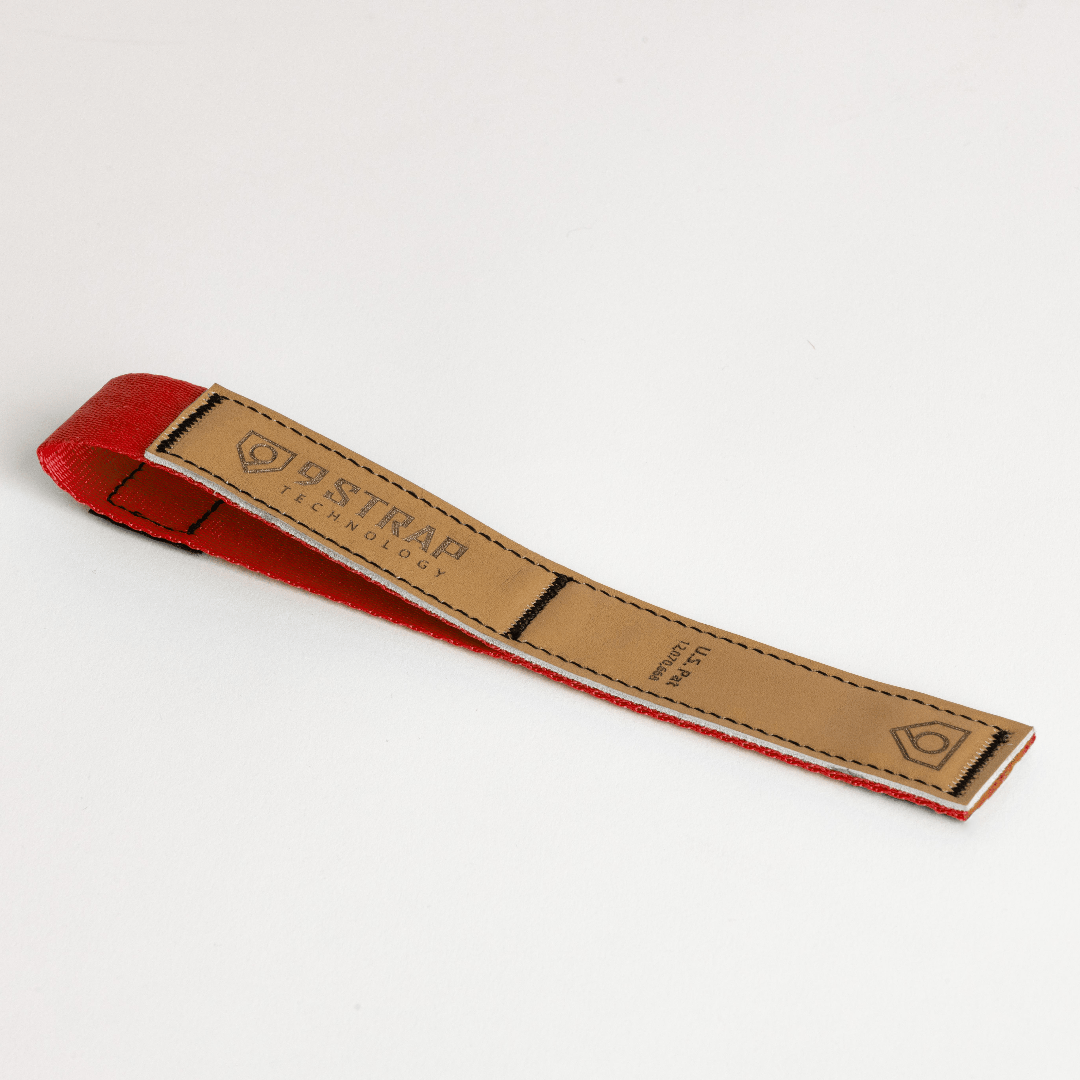 9 STRAP TECHNOLOGY Batting Accessory Youth XS / Red Full Hide