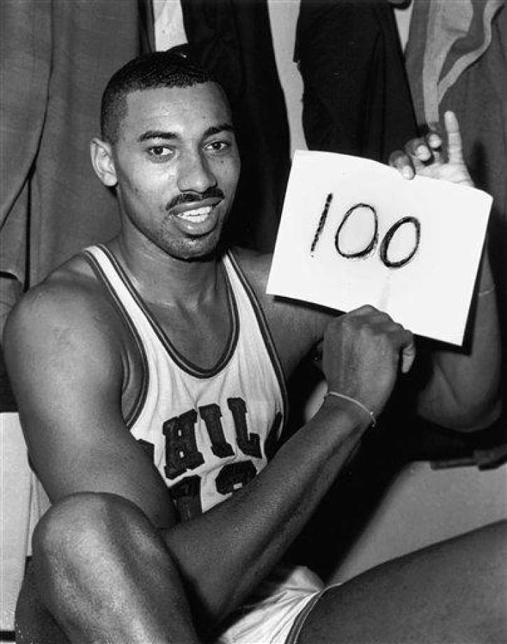 Wilt Chamberlain 100 Point Game Photo