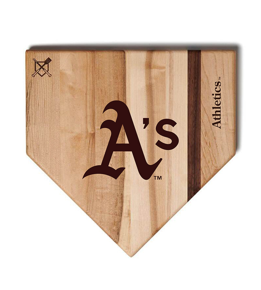 Athletics Home Plate Cutting Boards | Multiple Sizes | Multiple Designs