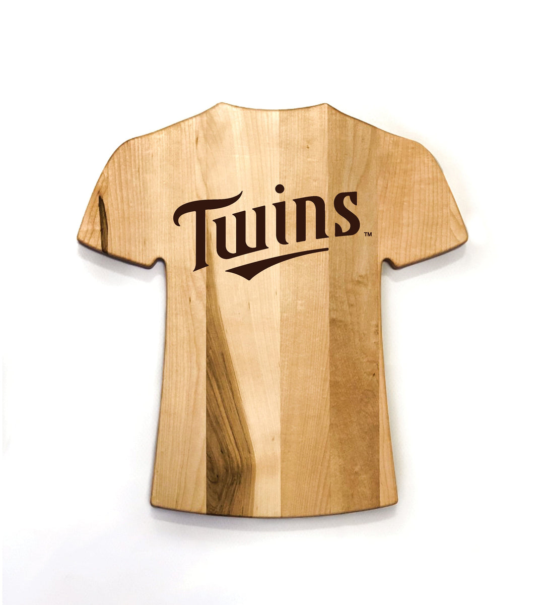 Baseball BBQ | Minnesota Twins Team Jersey Cutting Board | Customize With Your Name &amp; Number | Add a Personalized Note