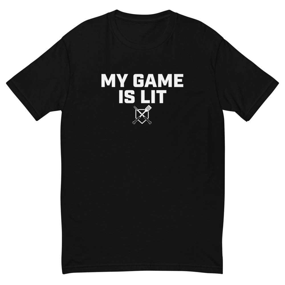 Baseball BBQ | My Game is Lit Men's T-Shirt