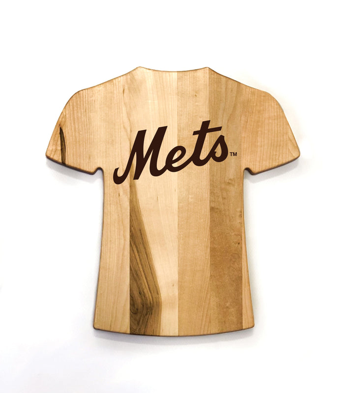Baseball BBQ | New York Mets Team Jersey Cutting Board | Customize With Your Name &amp; Number | Add a Personalized Note