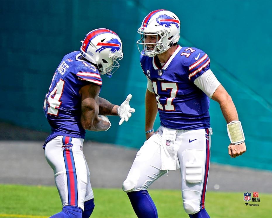 Josh Allen Touchdown Celebration Buffalo Bills 8" x 10" Football Photo