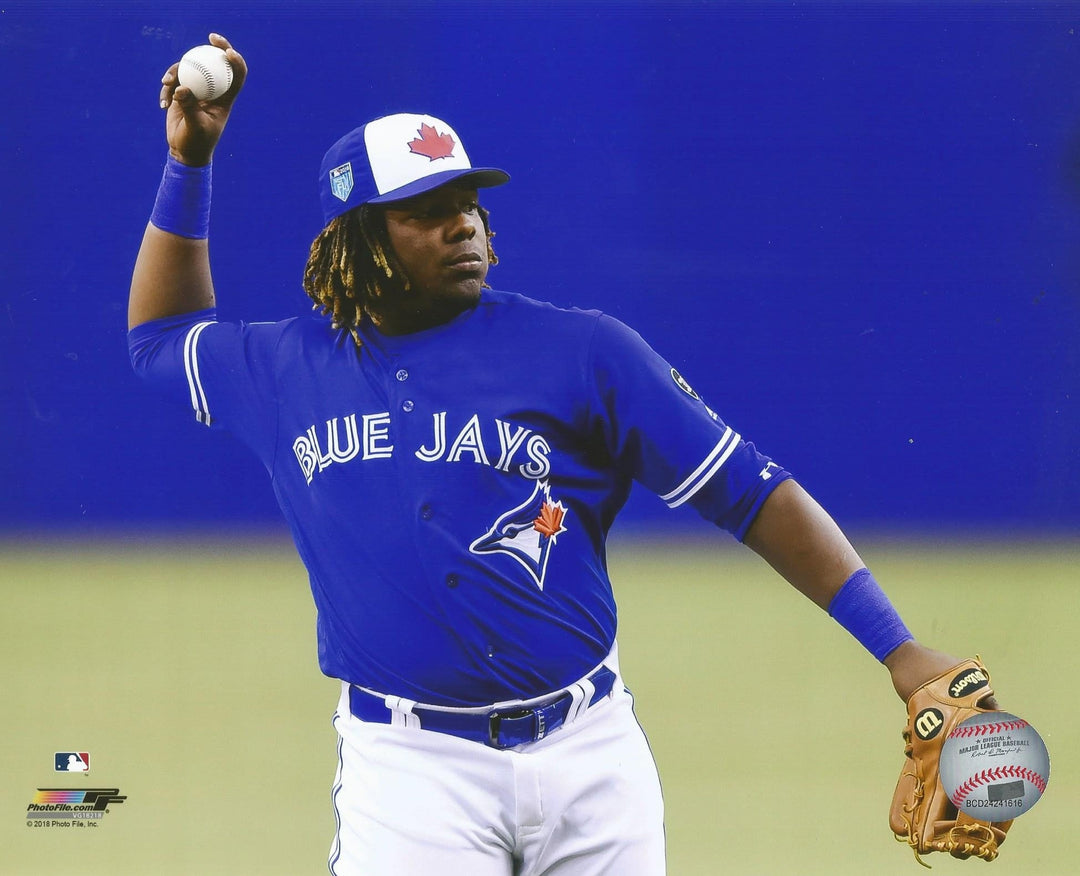 Vladimir Guerrero, Jr. Toronto Blue Jays Fielding Baseball Photo
