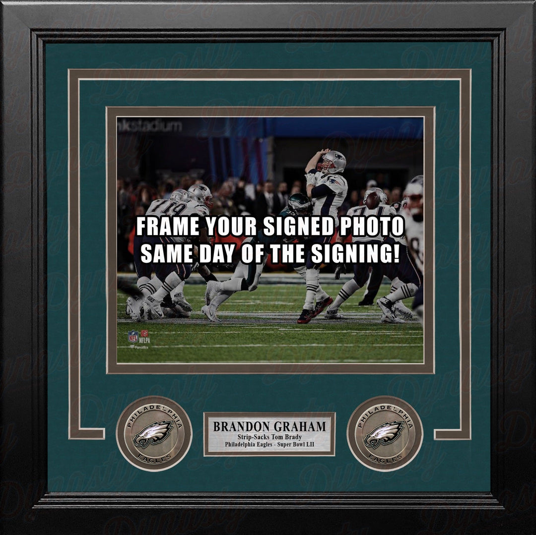 Brandon Graham Sacks Tom Brady Philadelphia Eagles Super Bowl LII Photo Frame Kit