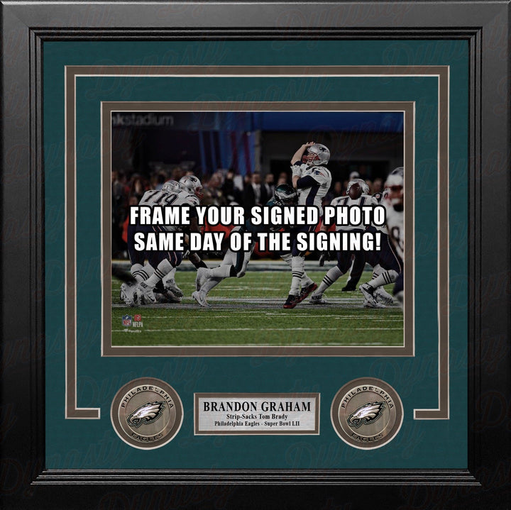 Brandon Graham Sacks Tom Brady Philadelphia Eagles Super Bowl LII Photo Frame Kit