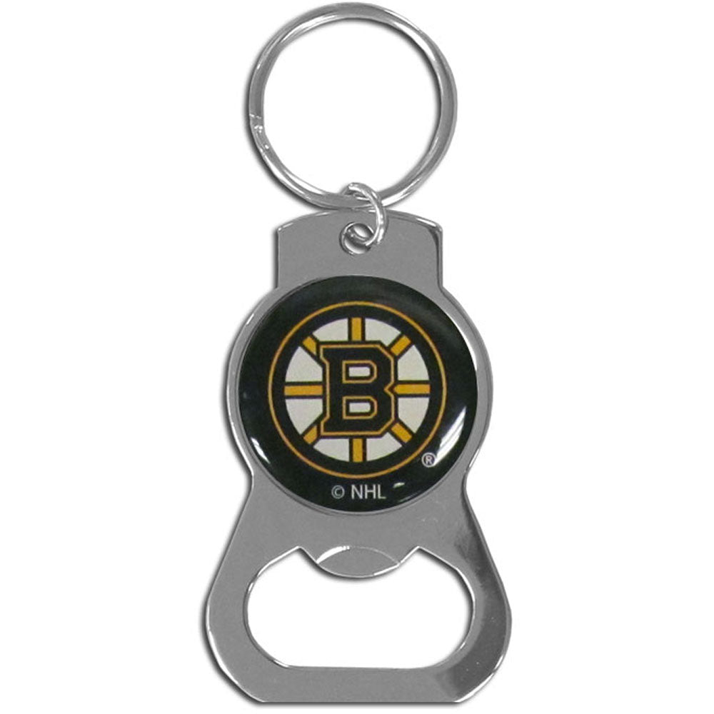 Boston Bruins Logo Bottle Opener Keychain