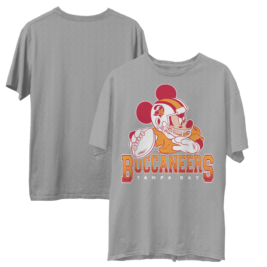 Tampa Bay Buccaneers Mickey at Quarterback Disney Vintage Football T-Shirt