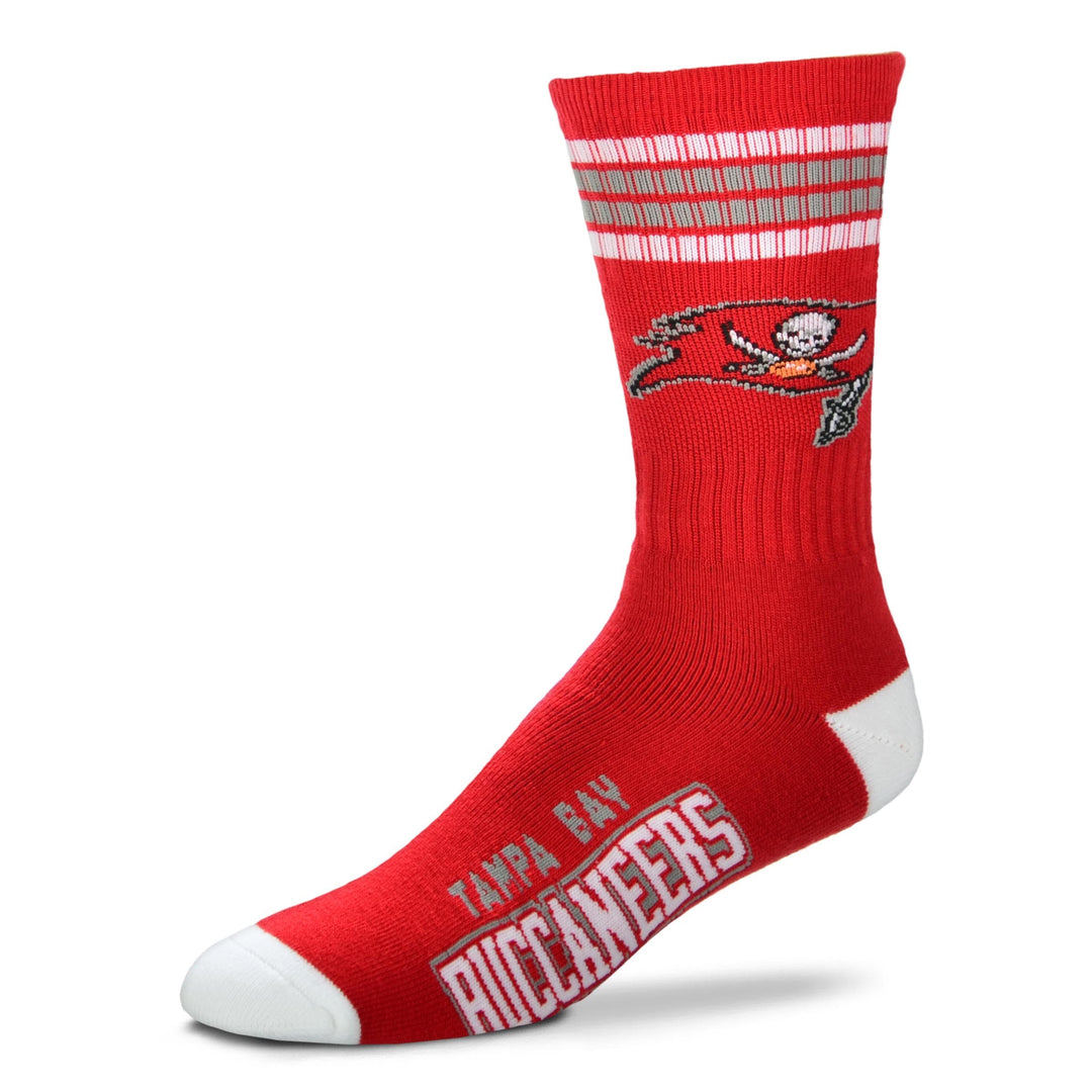 Tampa Bay Buccaneers Men's 4 Stripe Deuce Socks