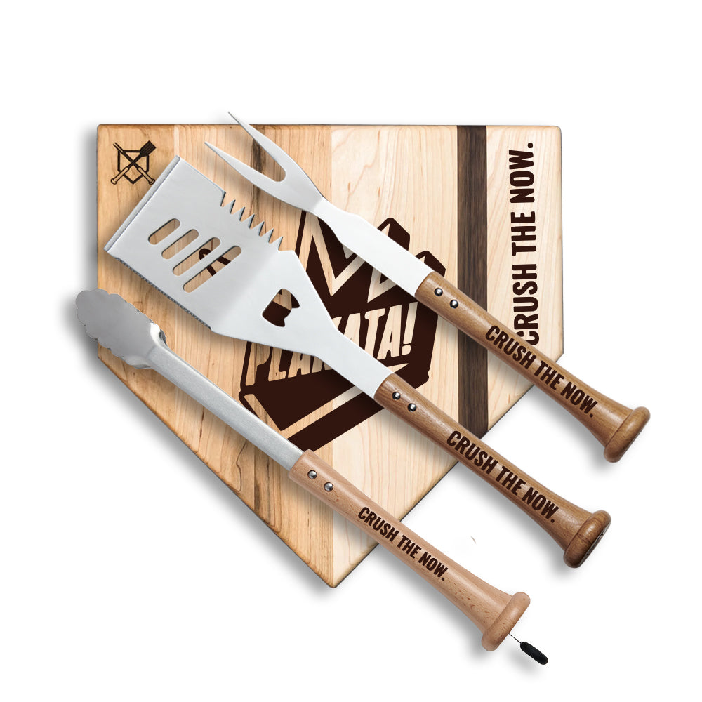 PLÁKATA! "Silver Slugger" Grill Set