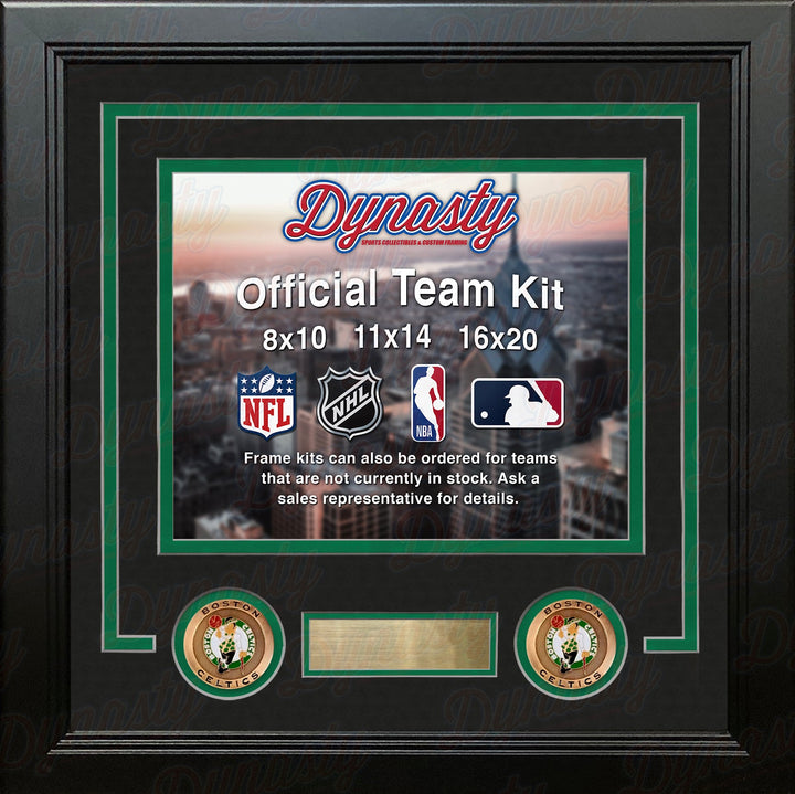 Boston Celtics Custom NBA Basketball 16x20 Picture Frame Kit (Multiple Colors)