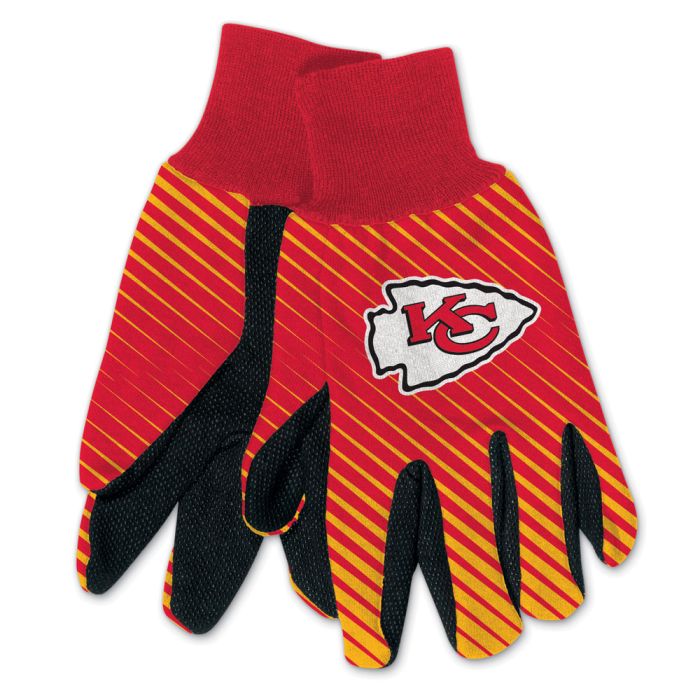 Kansas City Chiefs Adult Two-Tone Gloves