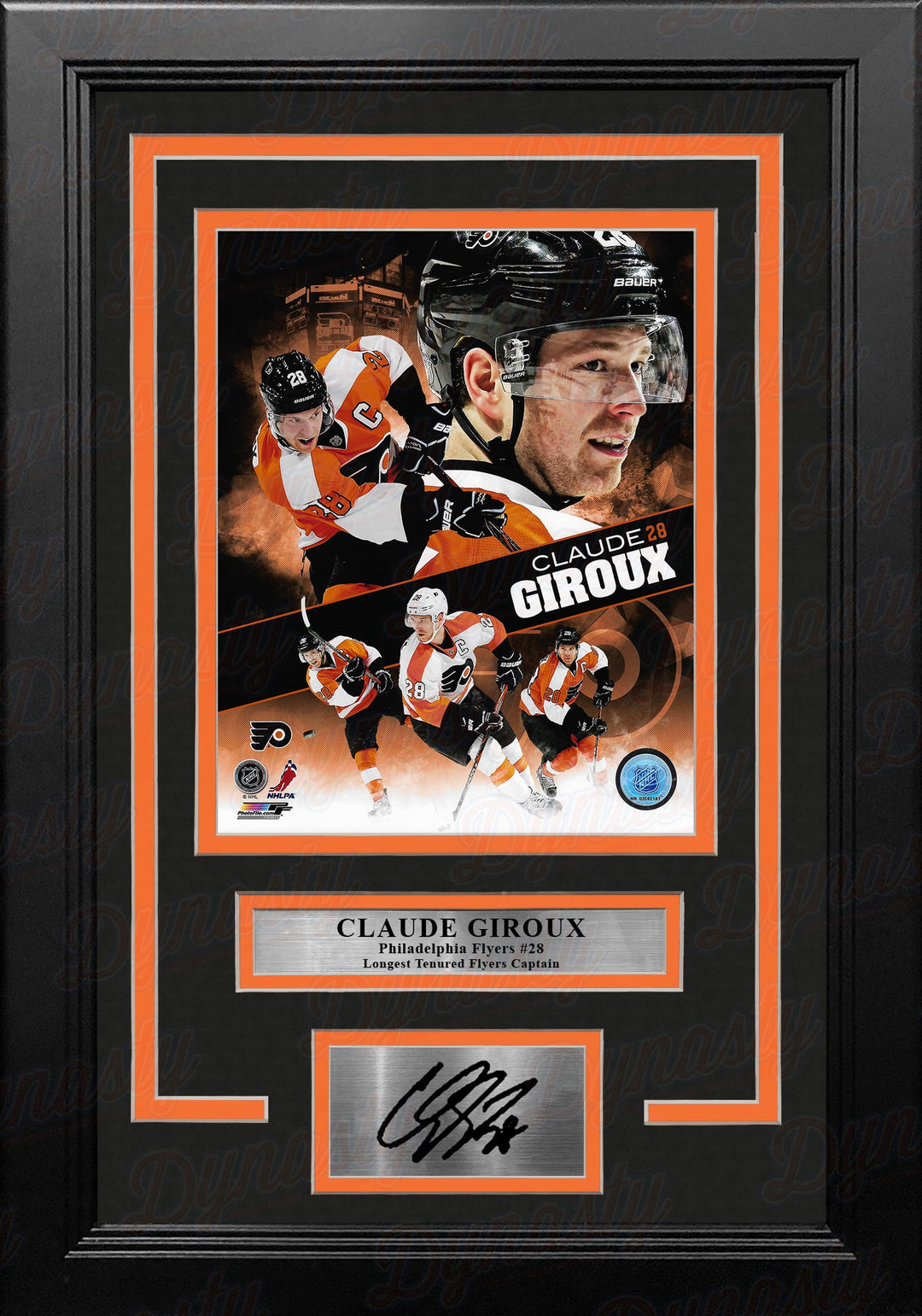 Claude Giroux Philadelphia Flyers 8" x 10" Framed Hockey Collage Photo with Engraved Autograph