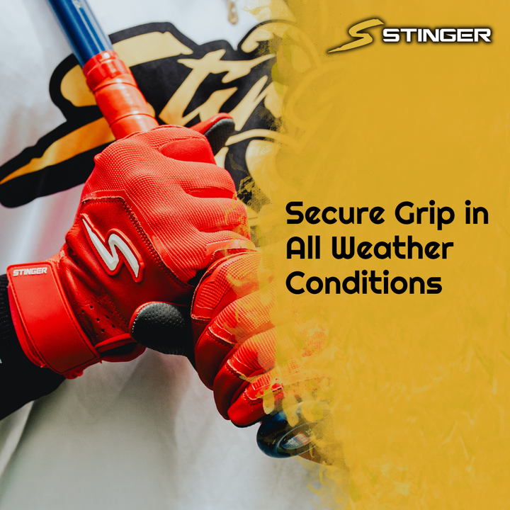 Color Crush Batting Gloves - Orange