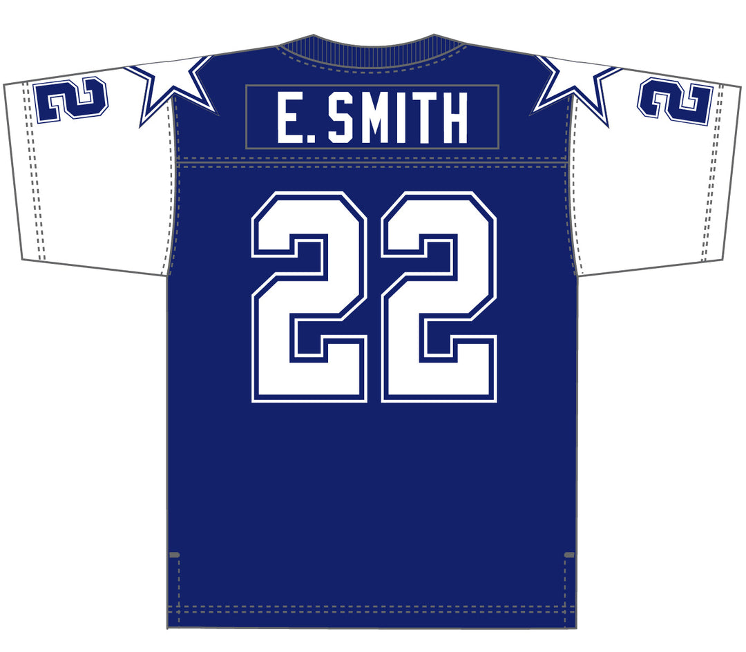Emmitt Smith Dallas Cowboys Mitchell & Ness 1995 Dark Jersey