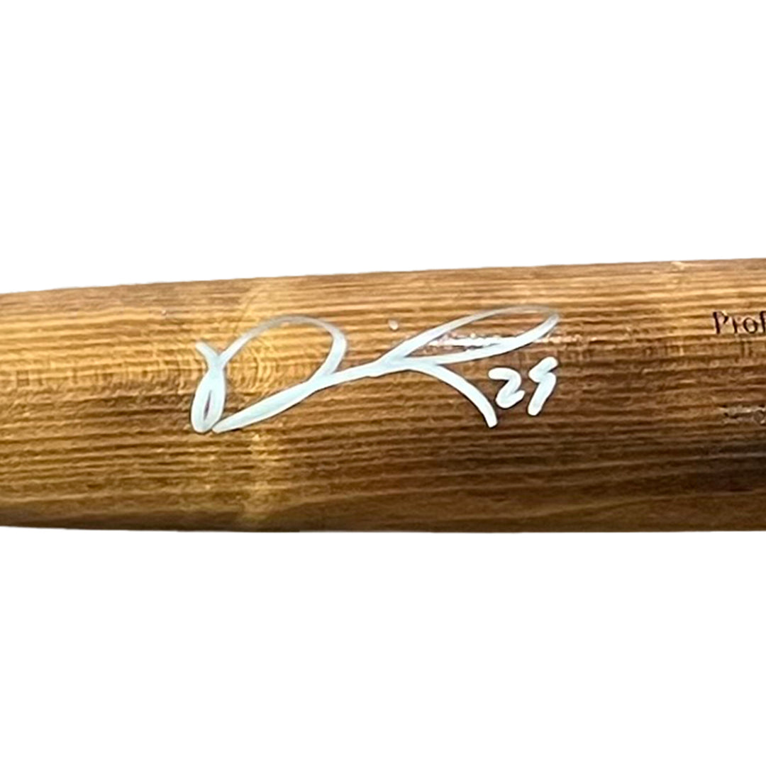 Darick Hall Philadelphia Phillies Autographed Game Model Bat