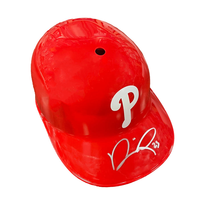 Darick Hall Philadelphia Phillies Autographed Helmet