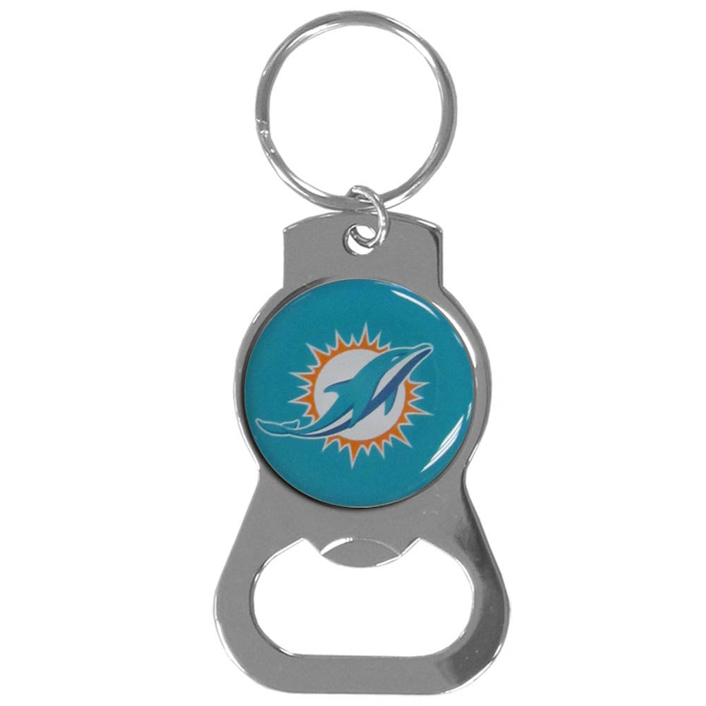 Miami Dolphins Logo Bottle Opener Keychain
