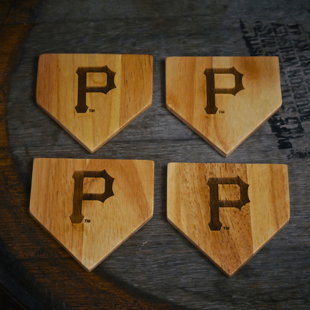 Dugout Mug® | Pittsburgh Pirates "P" Wood Coaster