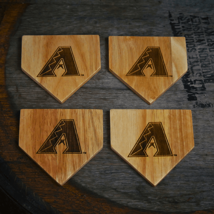 Dugout Mugs® | Arizona Diamondbacks "A" Wood Coaster