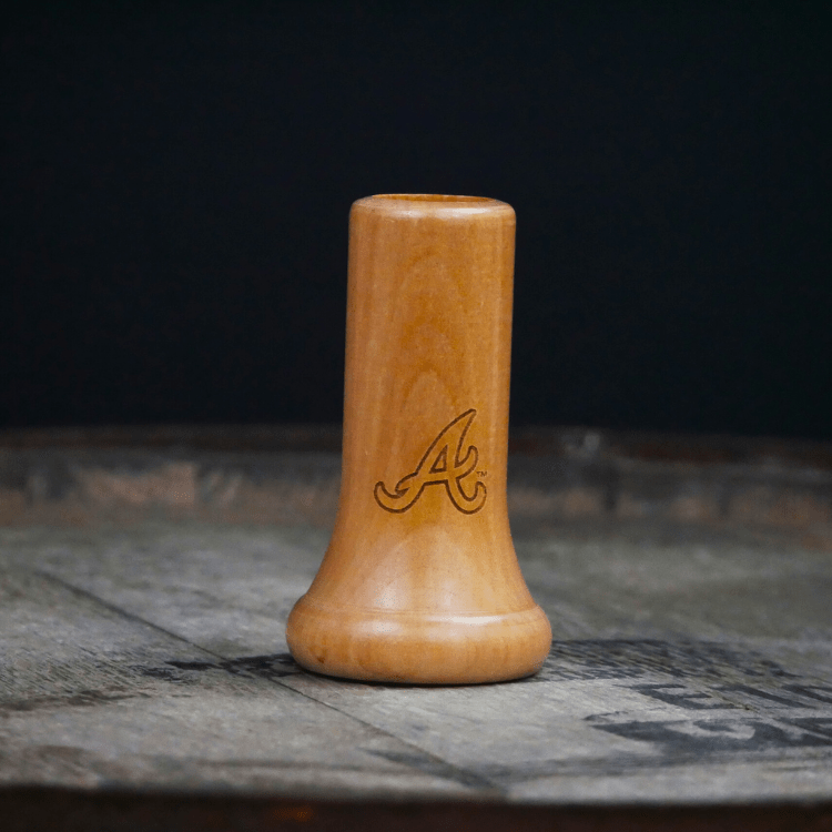 Dugout Mugs® | Atlanta Braves "A" Knob Shot™ Bat Handle Shot Glass