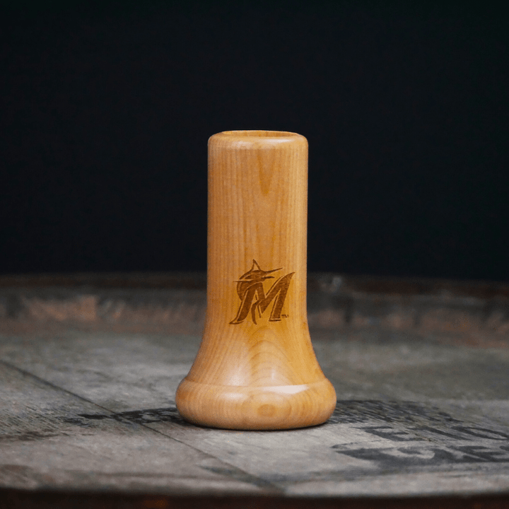 Dugout Mugs® | Miami Marlins "M" Knob Shot™ Bat Handle Shot Glass