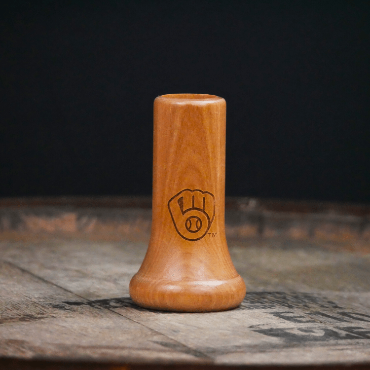 Dugout Mugs® | Milwaukee Brewers "Glove" Knob Shot™ Bat Handle Shot Glass