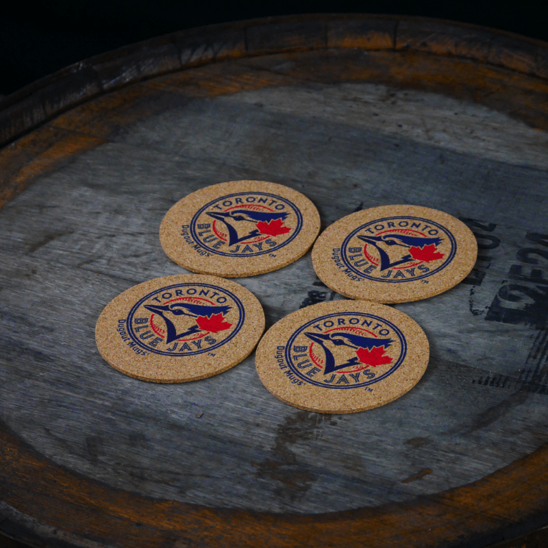 Dugout Mugs® | Toronto Blue Jays Cork Coasters
