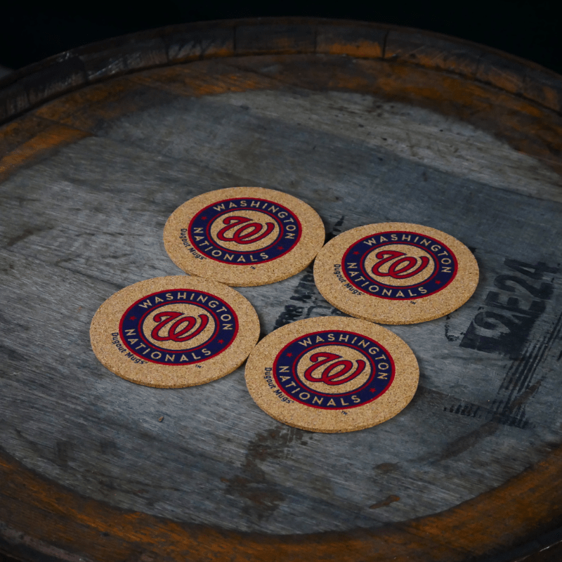 Dugout Mugs® | Washington Nationals Cork Coasters