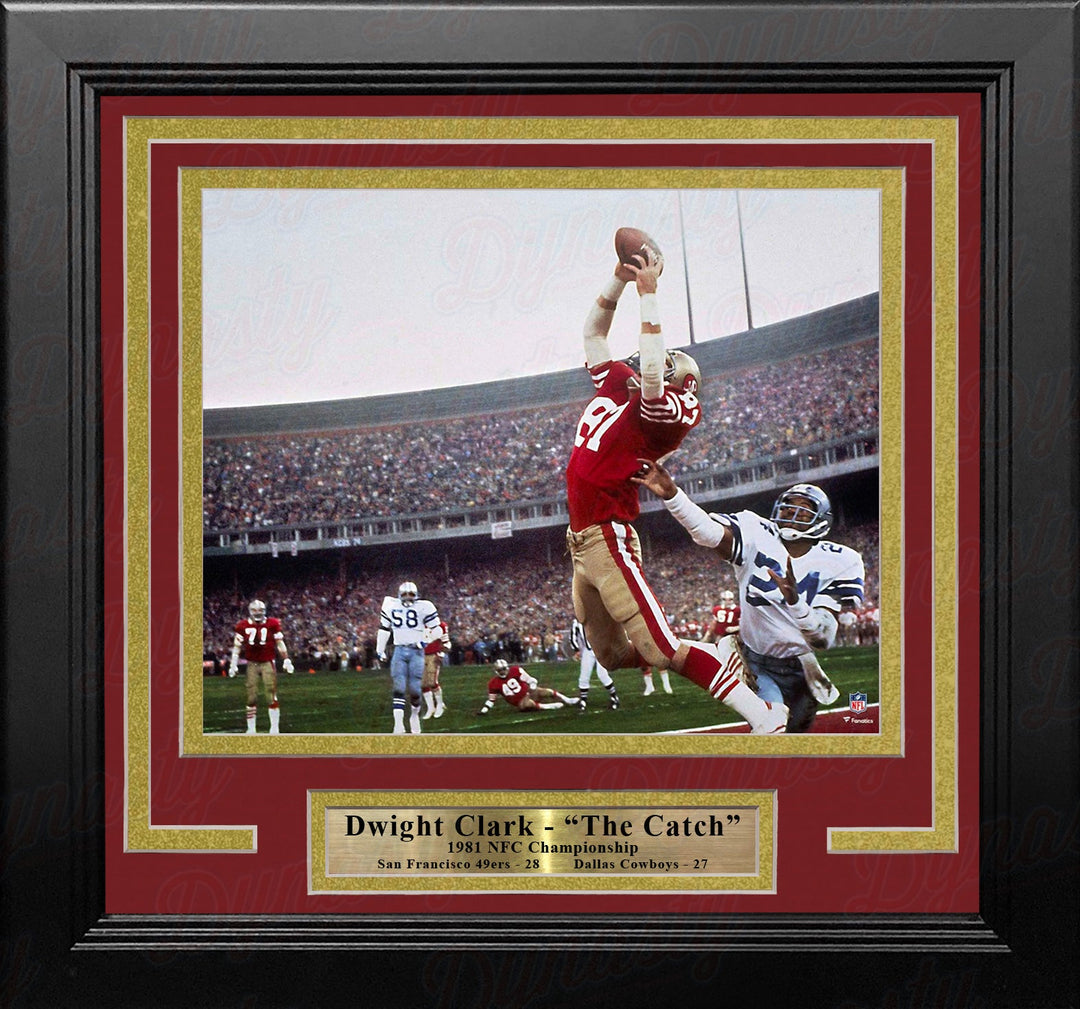 Dwight Clark 1981 NFC Championship Catch San Francisco 49ers 8x10 Framed Photo