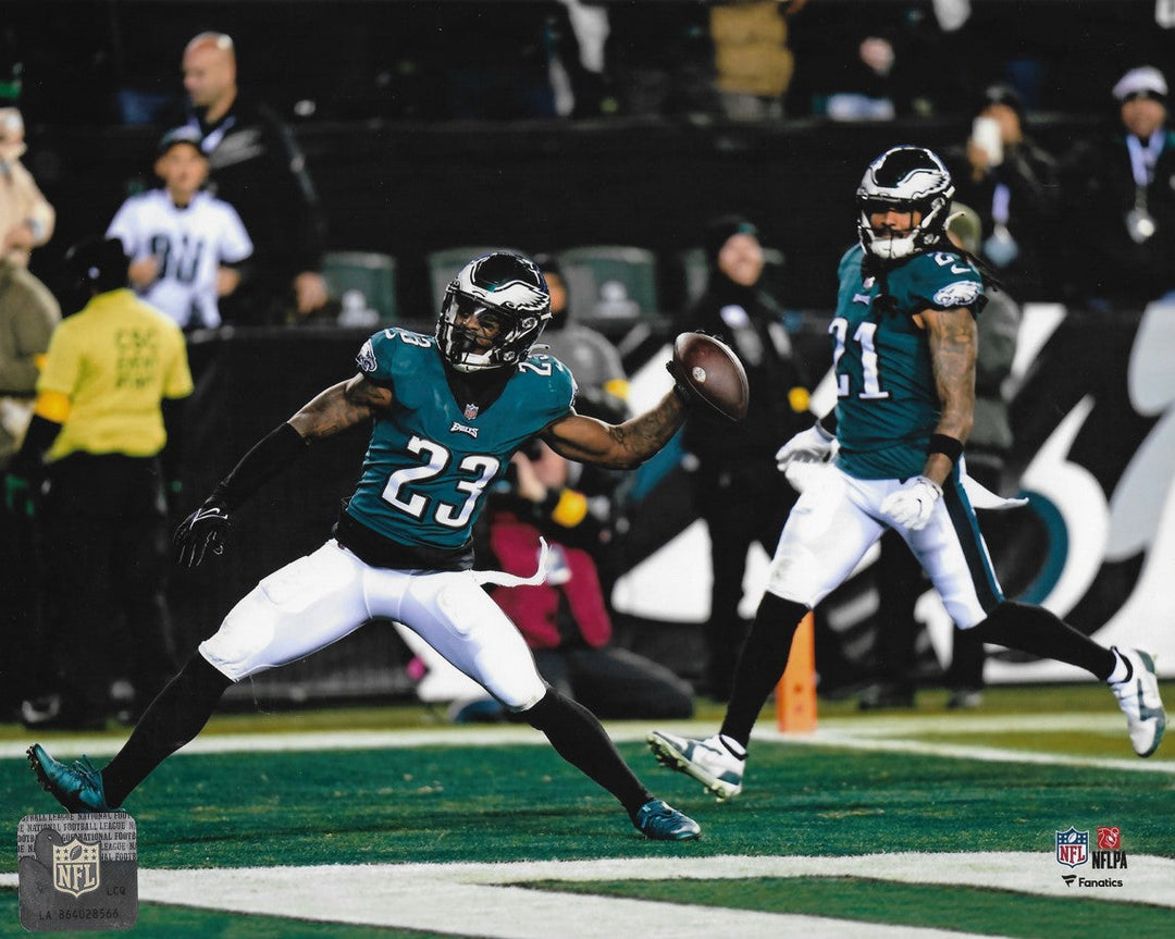 C. J. Gardner-Johnson Touchdown Spike Philadelphia Eagles Football Photo