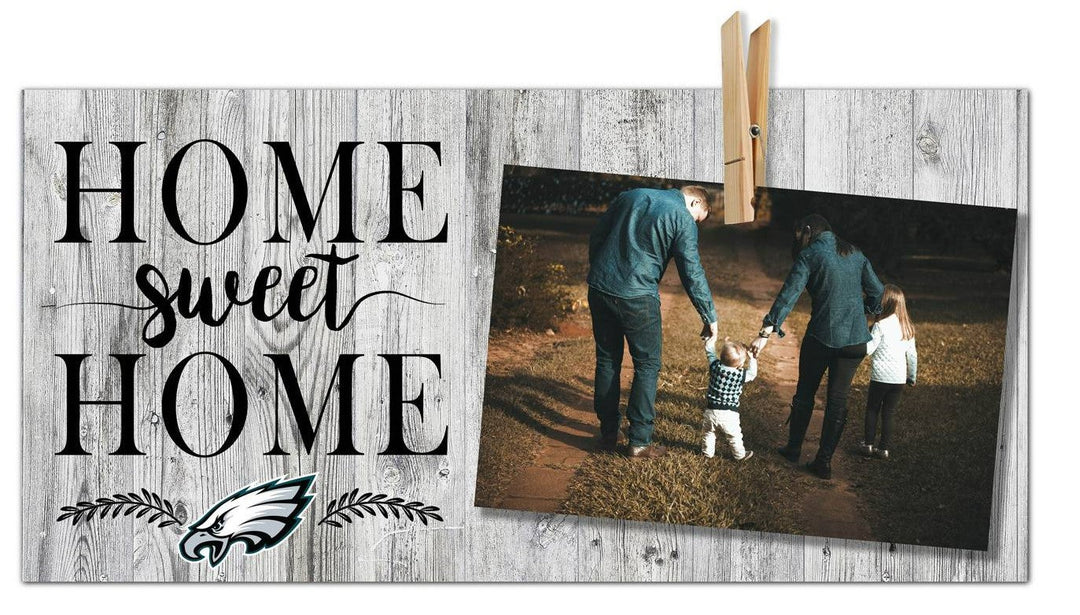 Philadelphia Eagles Home Sweet Home 6" x 12" Wood Sign