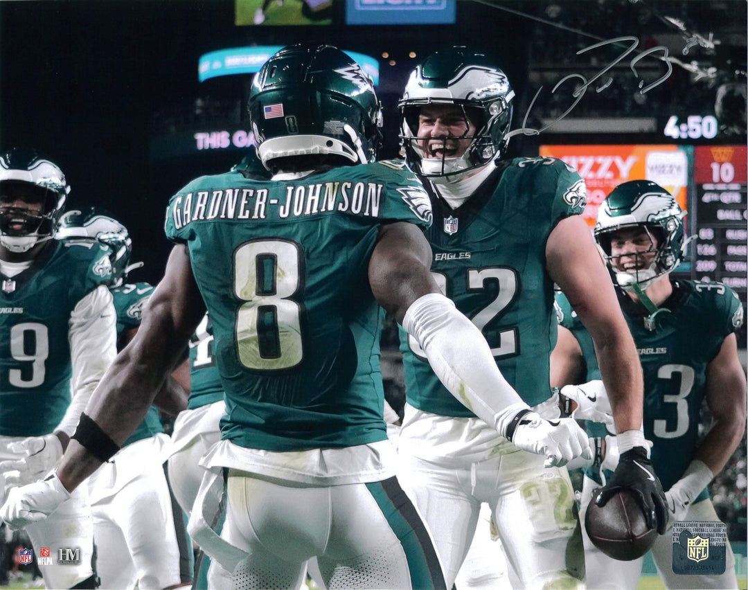 Reed Blankenship with CJGJ Philadelphia Eagles Autographed 11" x 14" Football Photo