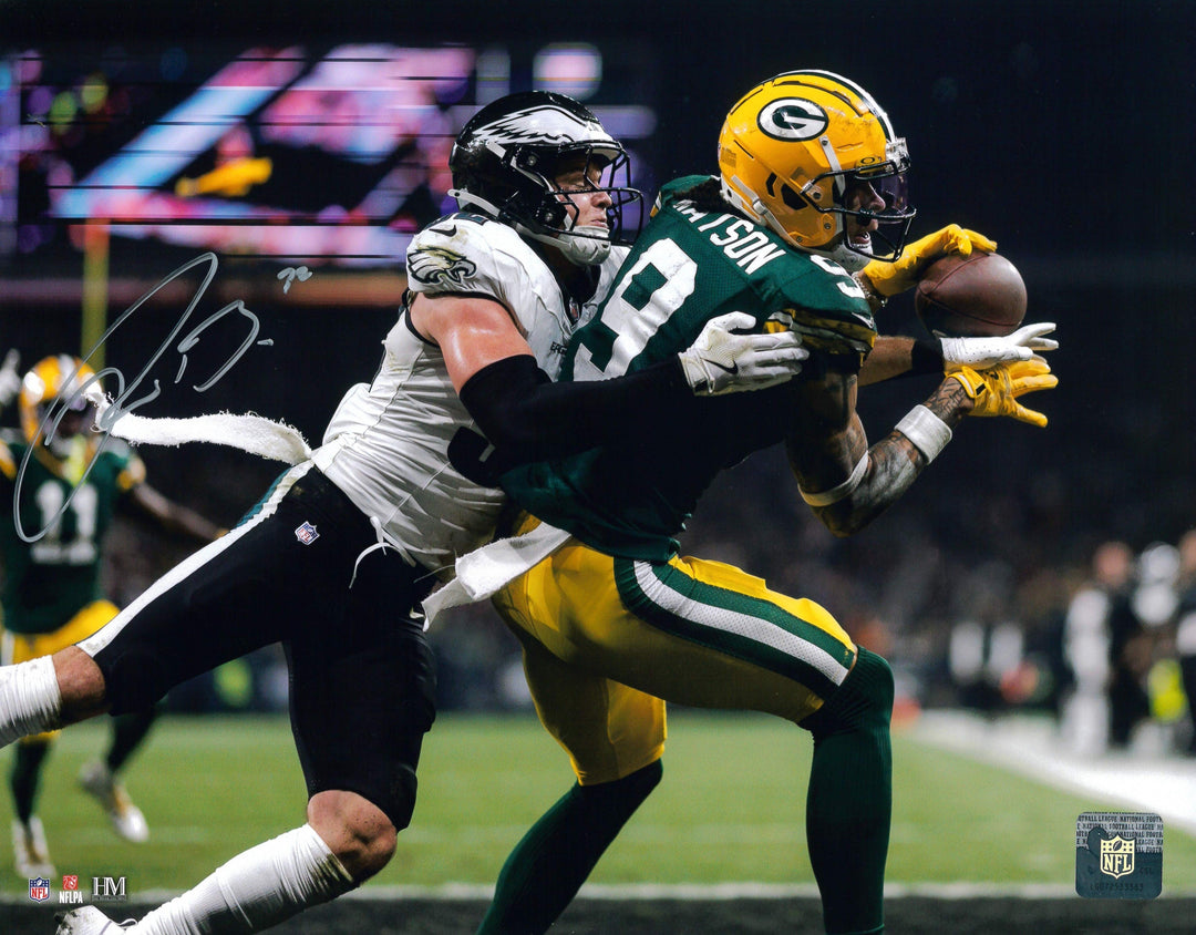 Reed Blankenship v. Packers Philadelphia Eagles Autographed 16" x 20" Football Photo
