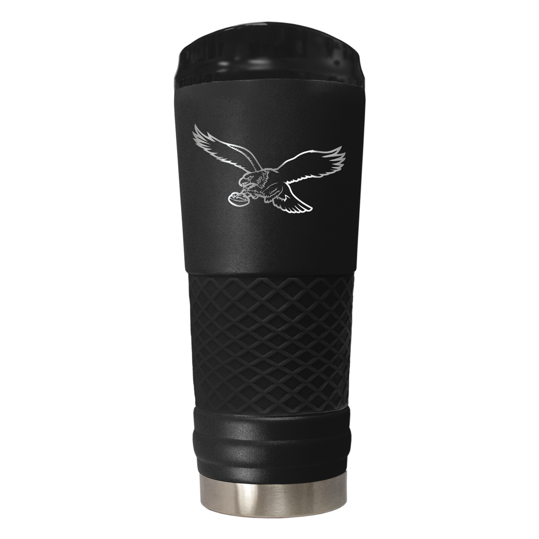 Philadelphia Eagles Throwback 24 oz. Stealth Stainless Steel Travel Tumbler